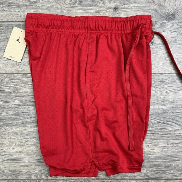 Jordan Basketball Shorts Sz Medium Mens Red Dri Fit Mesh $40 - Picture 6 of 10